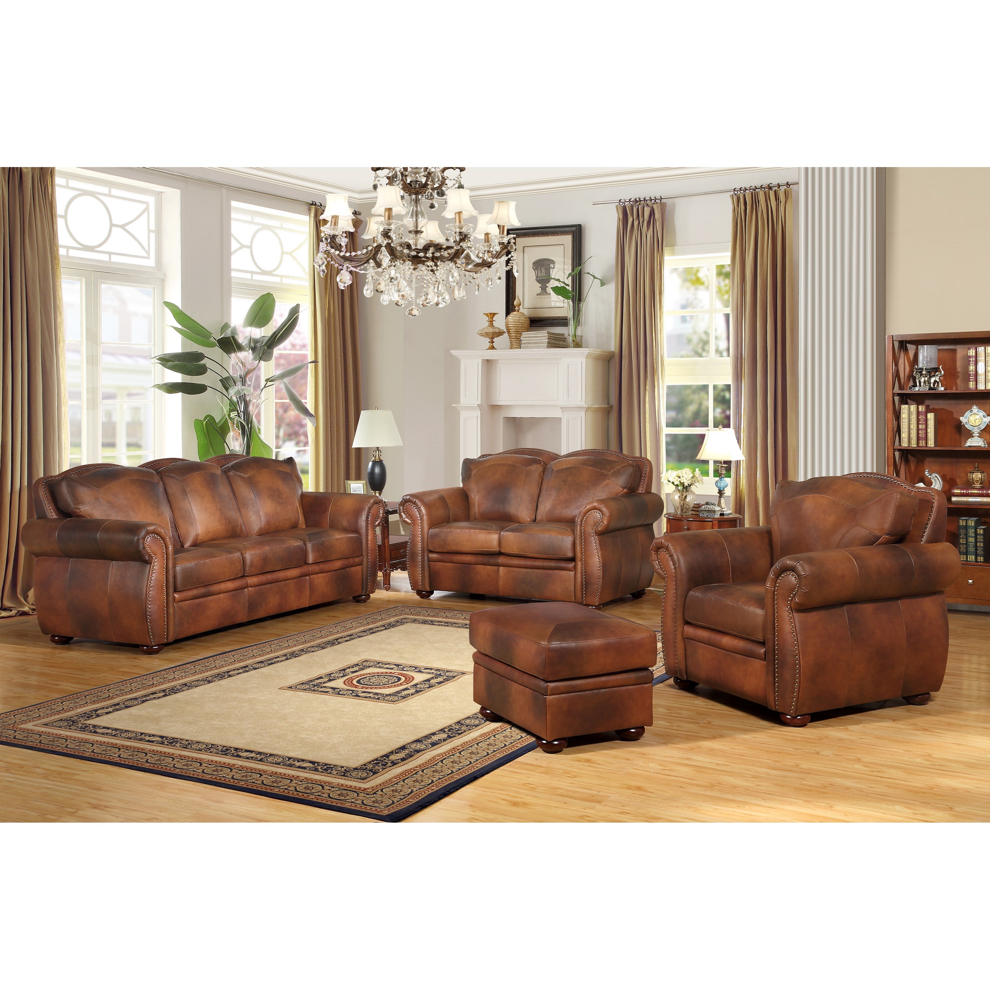 Leather Italia USA Arizona Leather Sofa Fashion Furniture Sofas